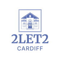 2Let2 Cardiff logo showing the brand name for Cardiff accommodation and rental information